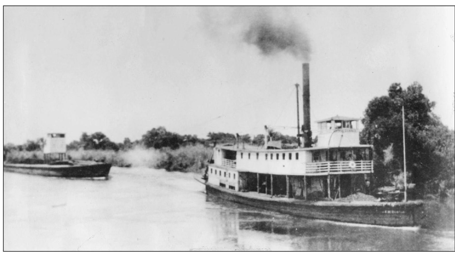 WHEAT BOAT MID-1800S Along the Tuolumne River boats plied the water picking - photo 5