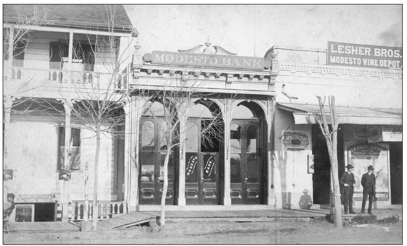 MODESTO BANK C 1885 This was the towns first bank This closer photograph by - photo 7