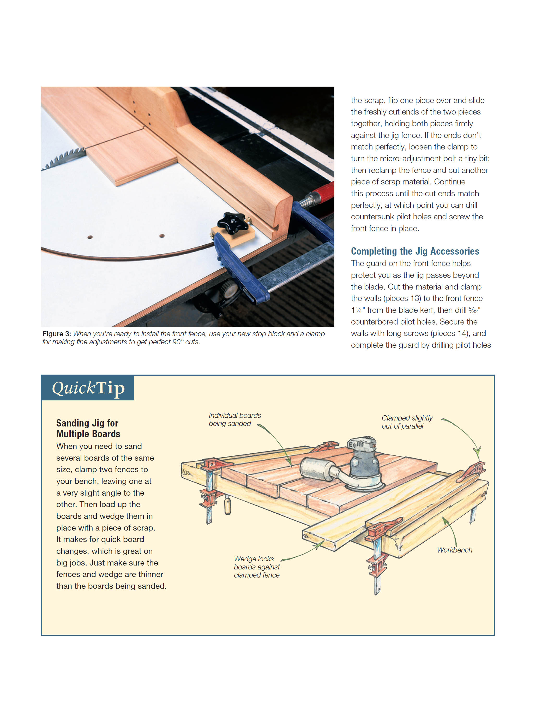 Jigs fixtures for the table saw router get the most from your tools with shop projects from woodworkings top experts - photo 19