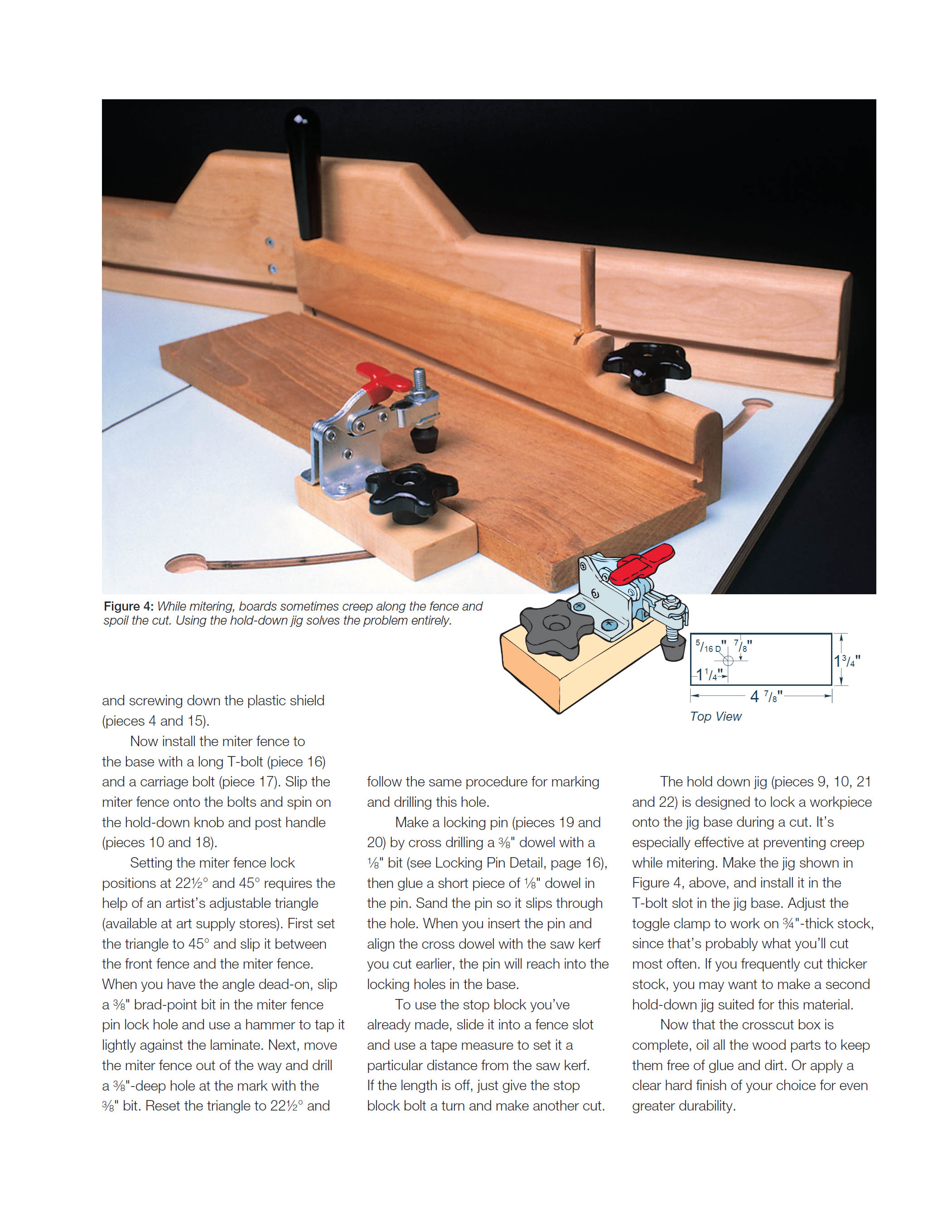 Jigs fixtures for the table saw router get the most from your tools with shop projects from woodworkings top experts - photo 20