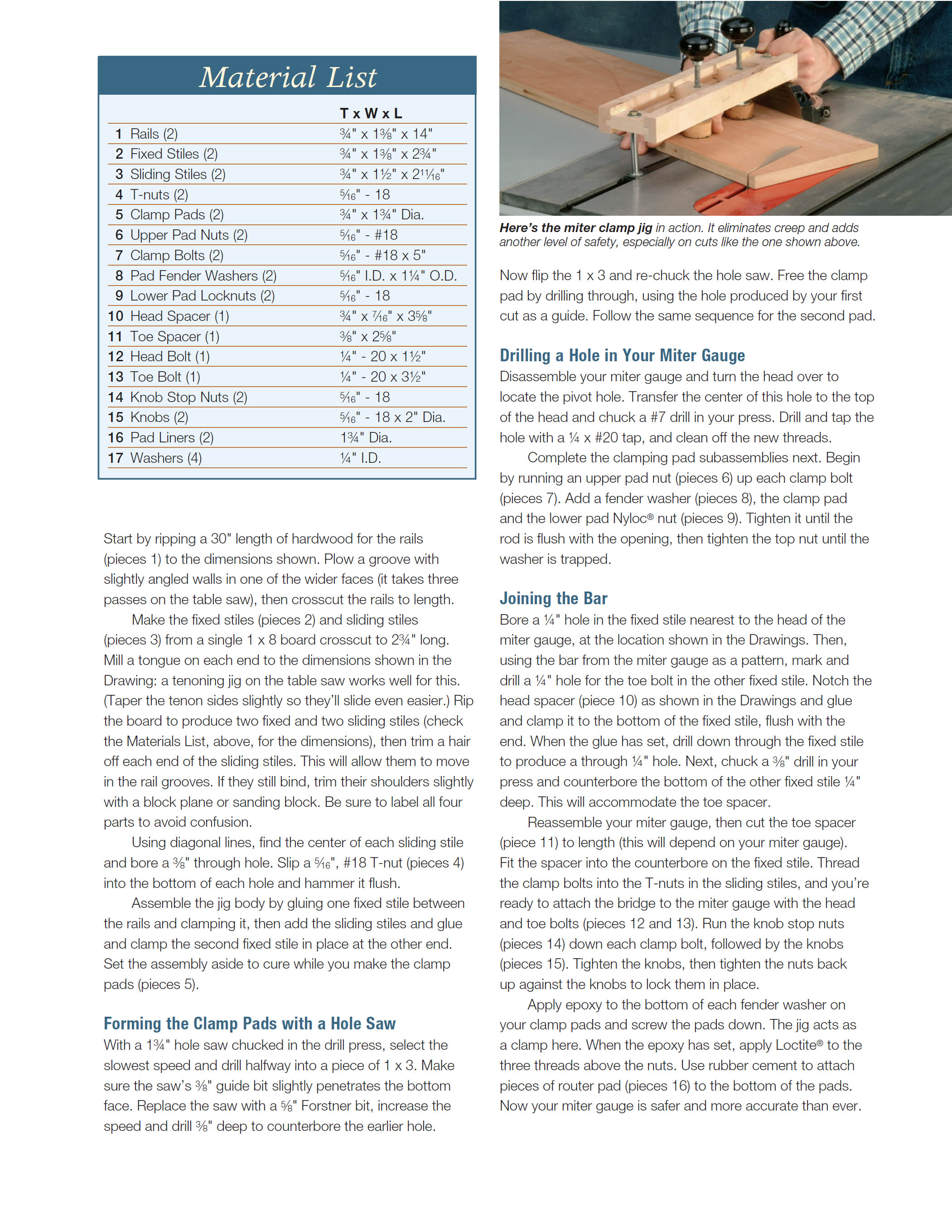 Jigs fixtures for the table saw router get the most from your tools with shop projects from woodworkings top experts - photo 22