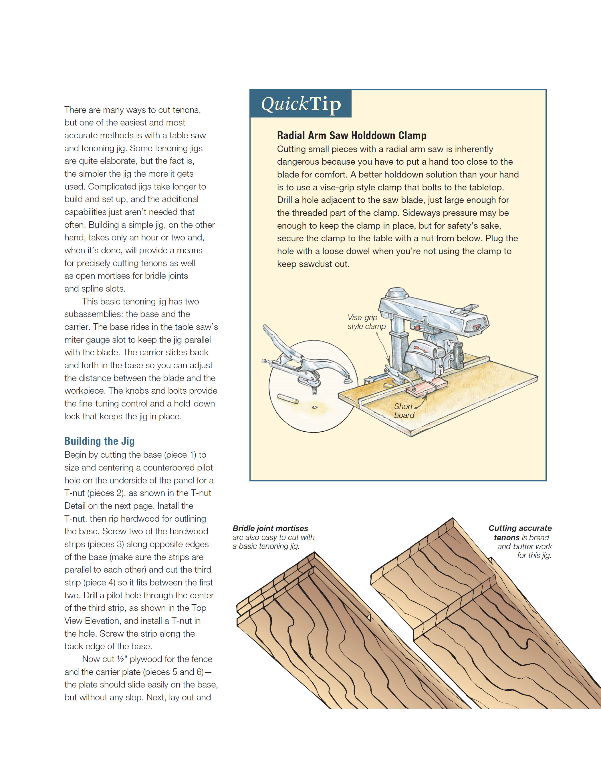 Jigs fixtures for the table saw router get the most from your tools with shop projects from woodworkings top experts - photo 24