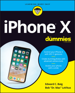 Baig Edward C. iPhone X For Dummies