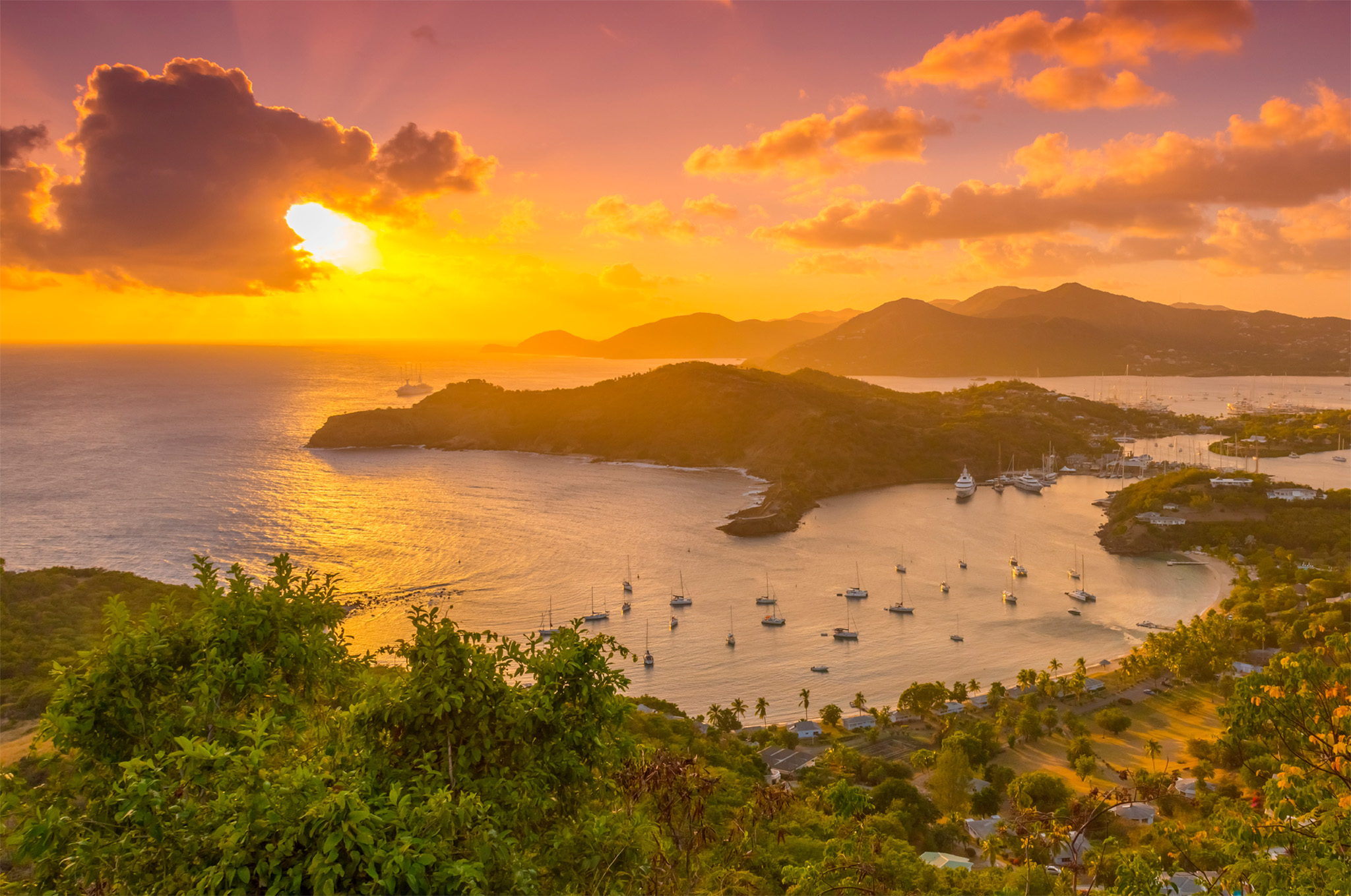 t Sunset over English Harbour in Antigua Welcome to the Caribbean Reasons to - photo 5