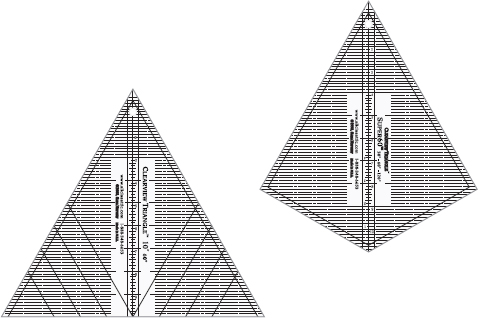 60 Ruler This project requires a Clearview Triangle 60 Acrylic Ruler10 from - photo 2