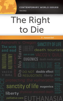 Ball - The Right to Die: a Reference Handbook