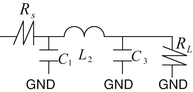 Fig 11 Third-order low pass filter with passive components GND is signal - photo 1