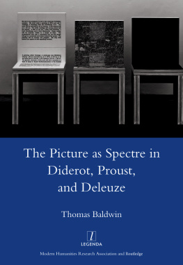 Thomas Baldwin - Picture As Spectre in Diderot, Proust, and Deleuze