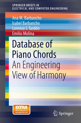 Barbancho Ana M. Database of Piano Chords: An Engineering View of Harmony