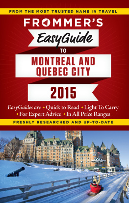 Barber Matthew - Frommers EasyGuide to Montreal and Quebec City 2015