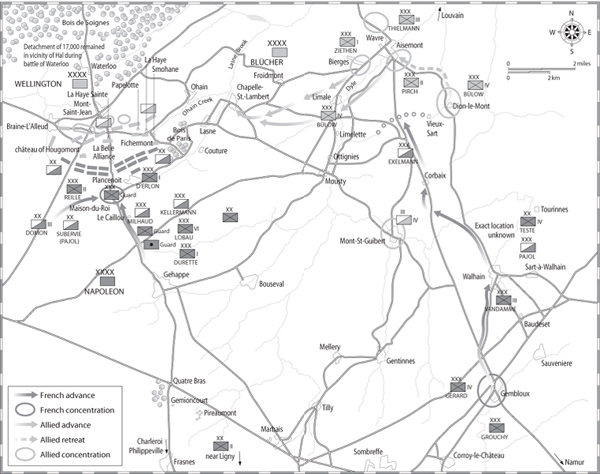 Battle of Waterloo 1000hrs 18 June 1815 Battle of Waterloo 1600hrs - photo 7