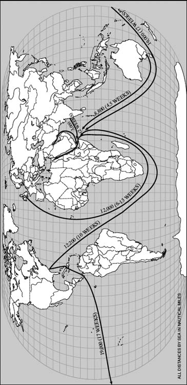 Map 2 The sea lines of communication to the Middle East base Map 3 The - photo 2