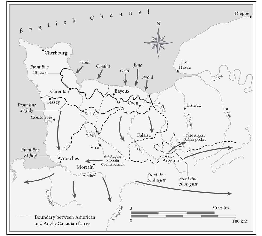 The Normandy Campaign JuneAugust 1944 The North-West Europe Campaign 194445 - photo 4