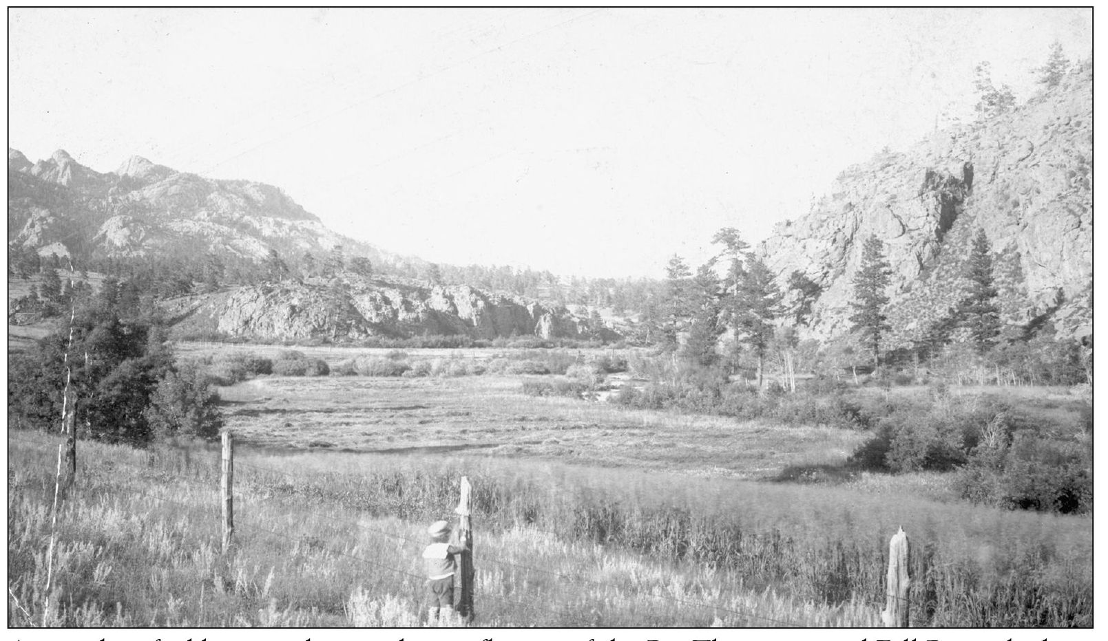 An unidentified boy stands near the confluence of the Big Thompson and Fall - photo 3