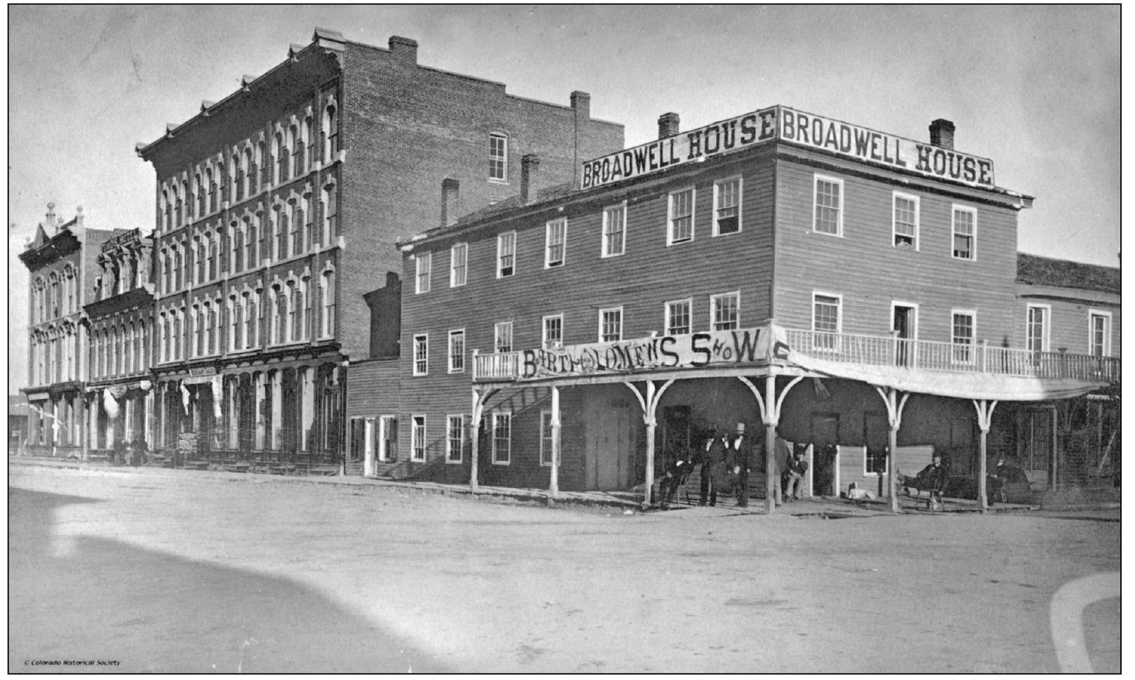 BROADWELL HOUSE c 1878 In 1869 James Broadwell retook control of the - photo 4