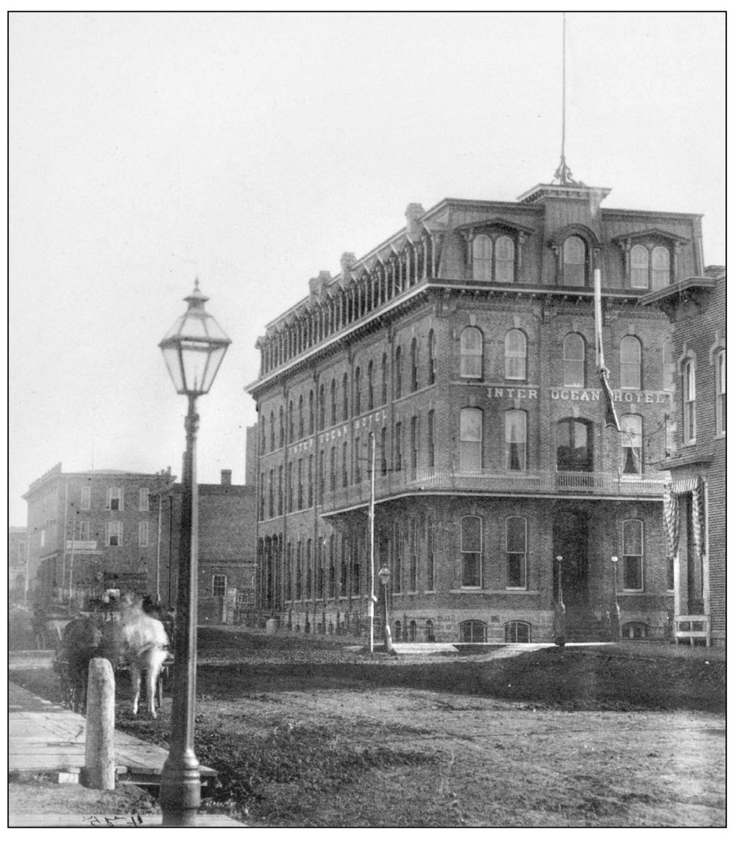 INTER-OCEAN HOTEL c 1875 Diagonally opposite the American House at Blake - photo 6