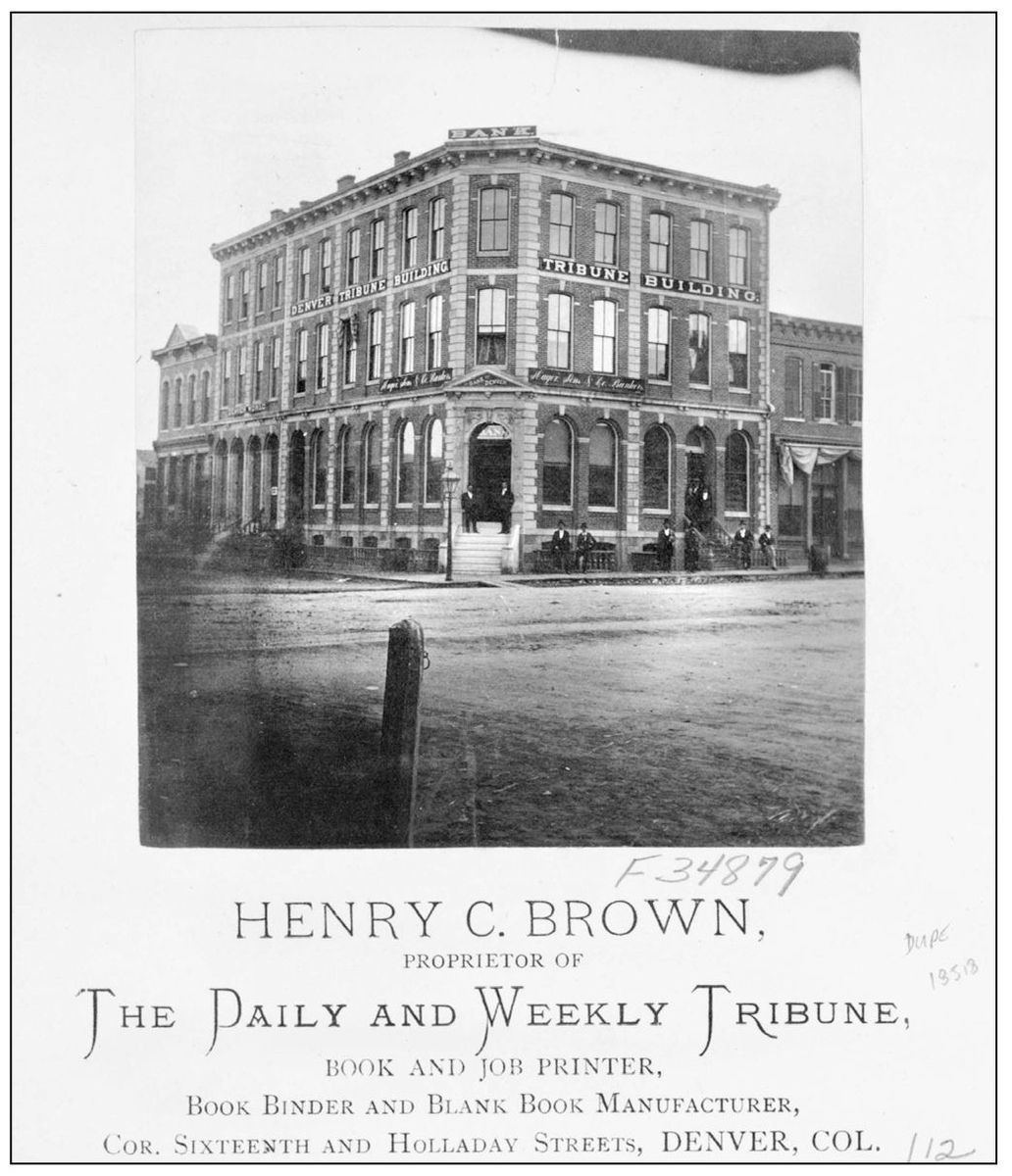 TRIBUNE BUILDING c 1875 Henry C Brown who would later build the Brown - photo 8