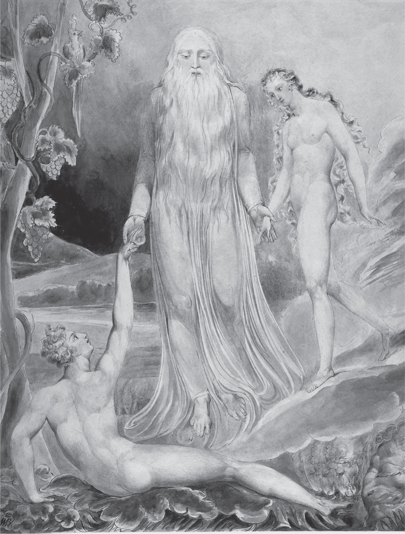 The Angel of the Divine Presence Bringing Eve to Adam by William Blake for - photo 5