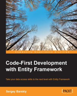 Barskiy - Code-First Development with Entity Framework