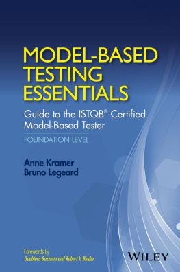 Bazzana Gualtiero - Model-Based Testing Essentials - Guide to the ISTQB Certified Model-Based Tester