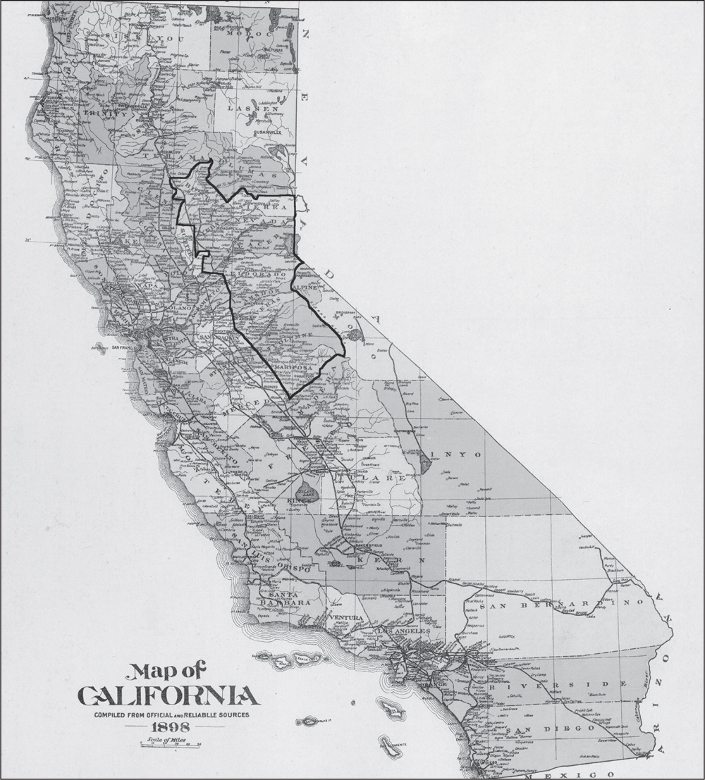 The region traditionally considered Californias Gold Country has been outlined - photo 2