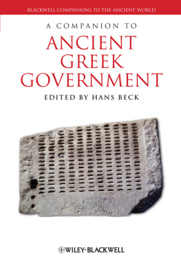 Beck - A Companion to Ancient Greek Government