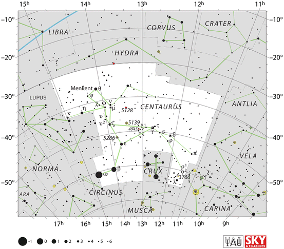 Fig 11 The constellation of Centaurus Image courtesy of the IAU and Sky - photo 1