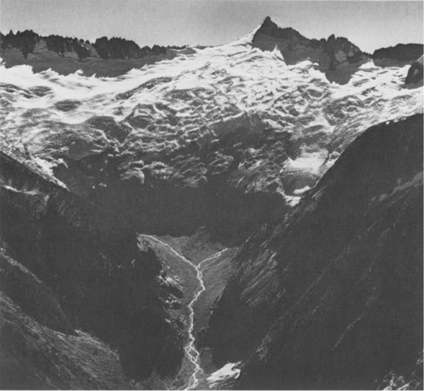 Boston Peak and Boston Glacier above Skagit Queen Creek The contrasts of the - photo 5