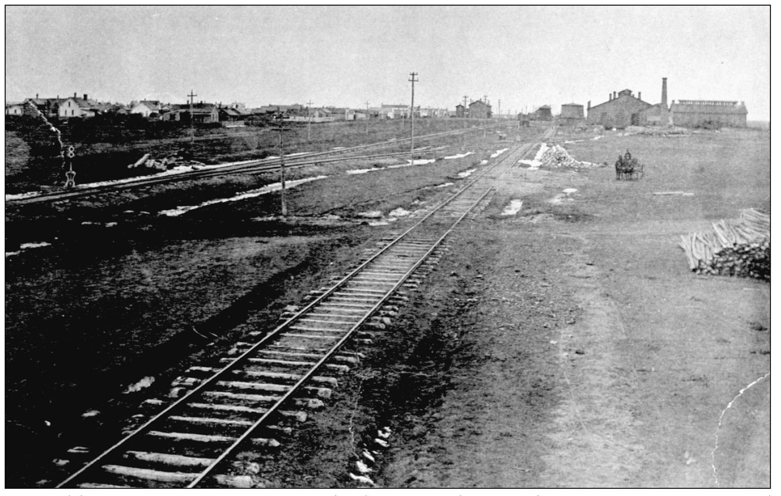 Pictured here is a western view of North Platte around 1871 The Union Pacific - photo 3