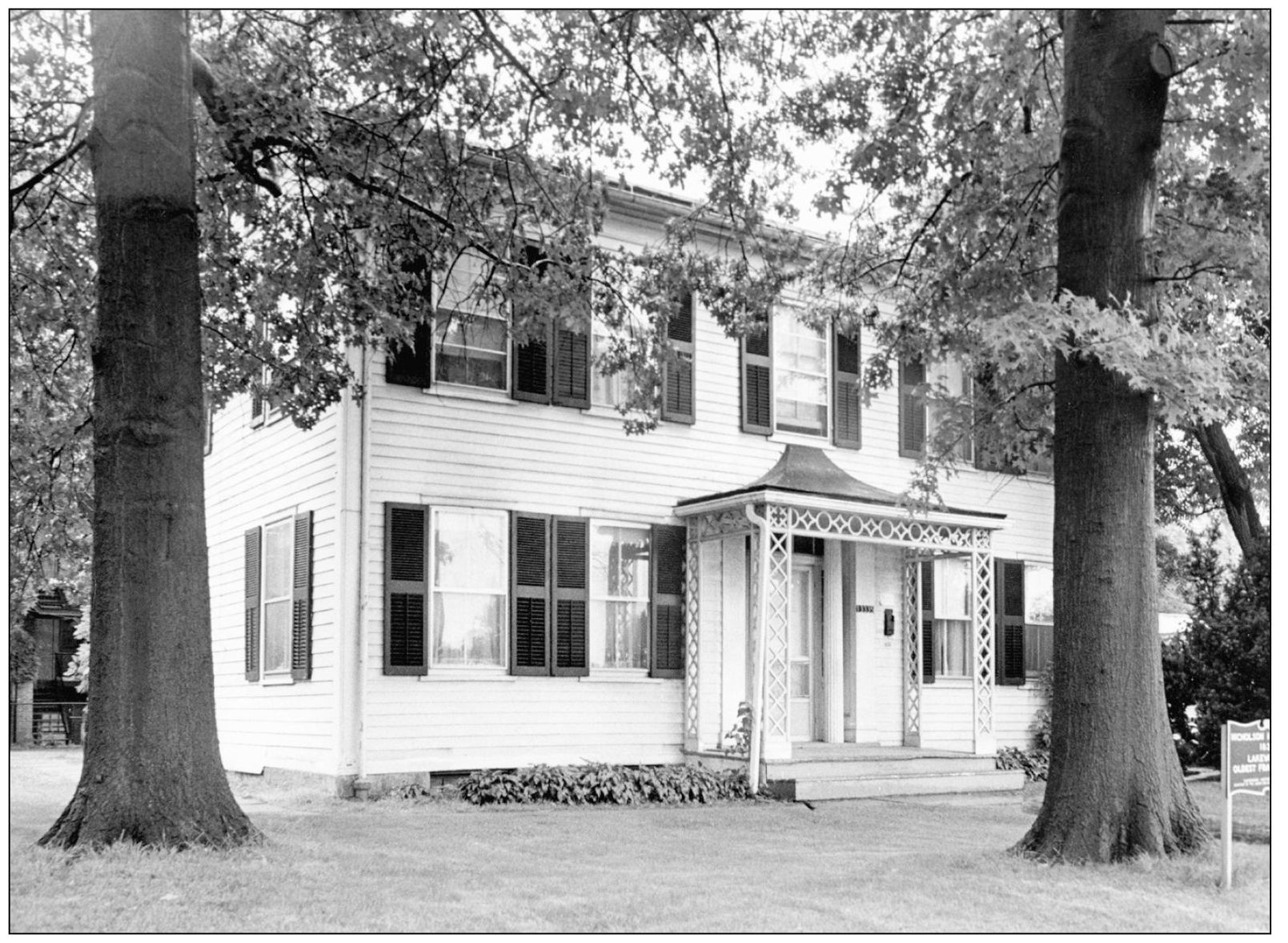 THE JAMES NICHOLSON HOUSE The oldest wooden frame house in Lakewood was built - photo 3