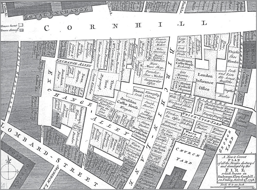 Exchange Alley in its early-eighteenth-century layout For journalist - photo 4