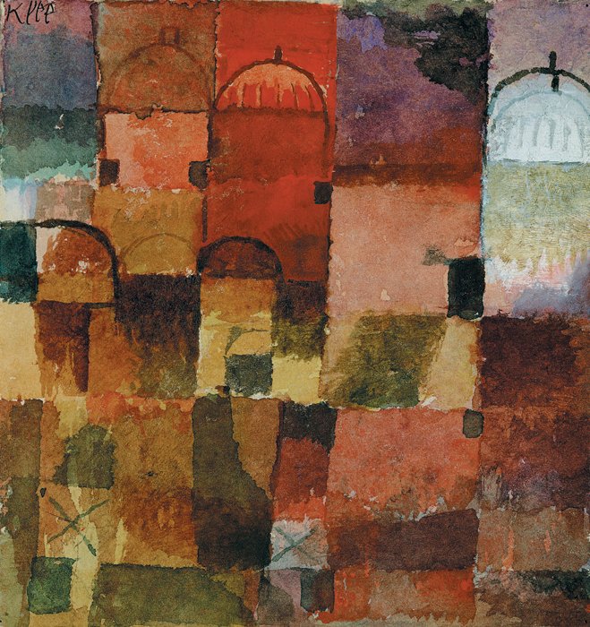 Red and White Domes 1914 Watercolour and gouache on paper on cardboard 146 - photo 3