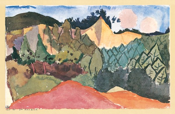 In the Quarry 1913 Watercolour on paper on cardboard 224 x 353 cm - photo 4