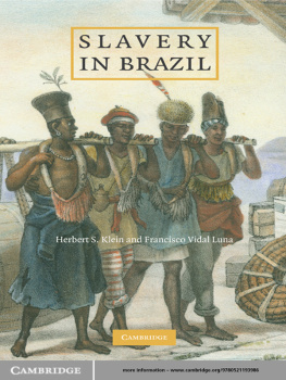 Klein Herbert S. Slavery in Brazil