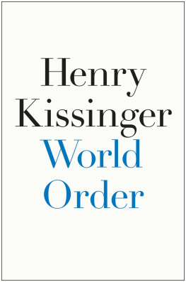 Kissinger - World Order