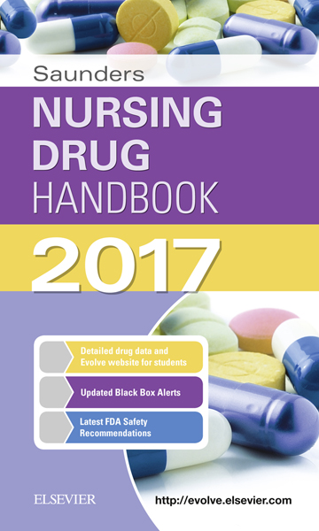 Saunders Nursing Drug Handbook 2017 ROBERT J KIZIOR BS RPh Department of - photo 1