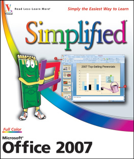 Kinkoph - Microsoft Office 2007 Simplified