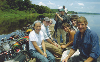 Preparing to set off down the Congo river with the Rainforest Foundation and - photo 29