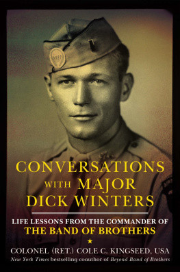 Kingseed Conversations with Major Dick Winters