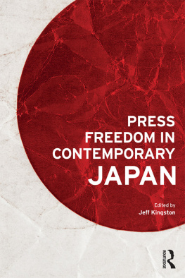 Kingston - Press Freedom in Contemporary Japan