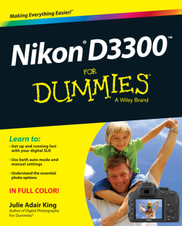 King - Nikon D3300 For Dummies