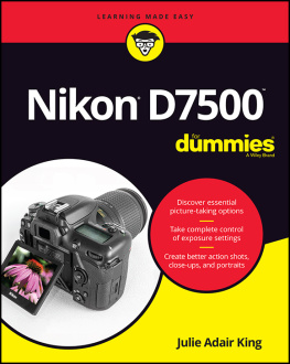 King - Nikon D7500 For Dummies