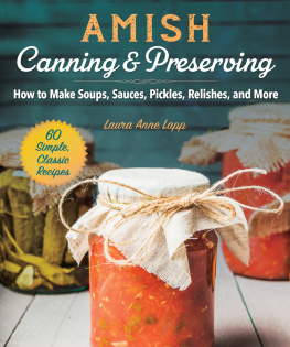 Lapp - Amish Canning and Preserving