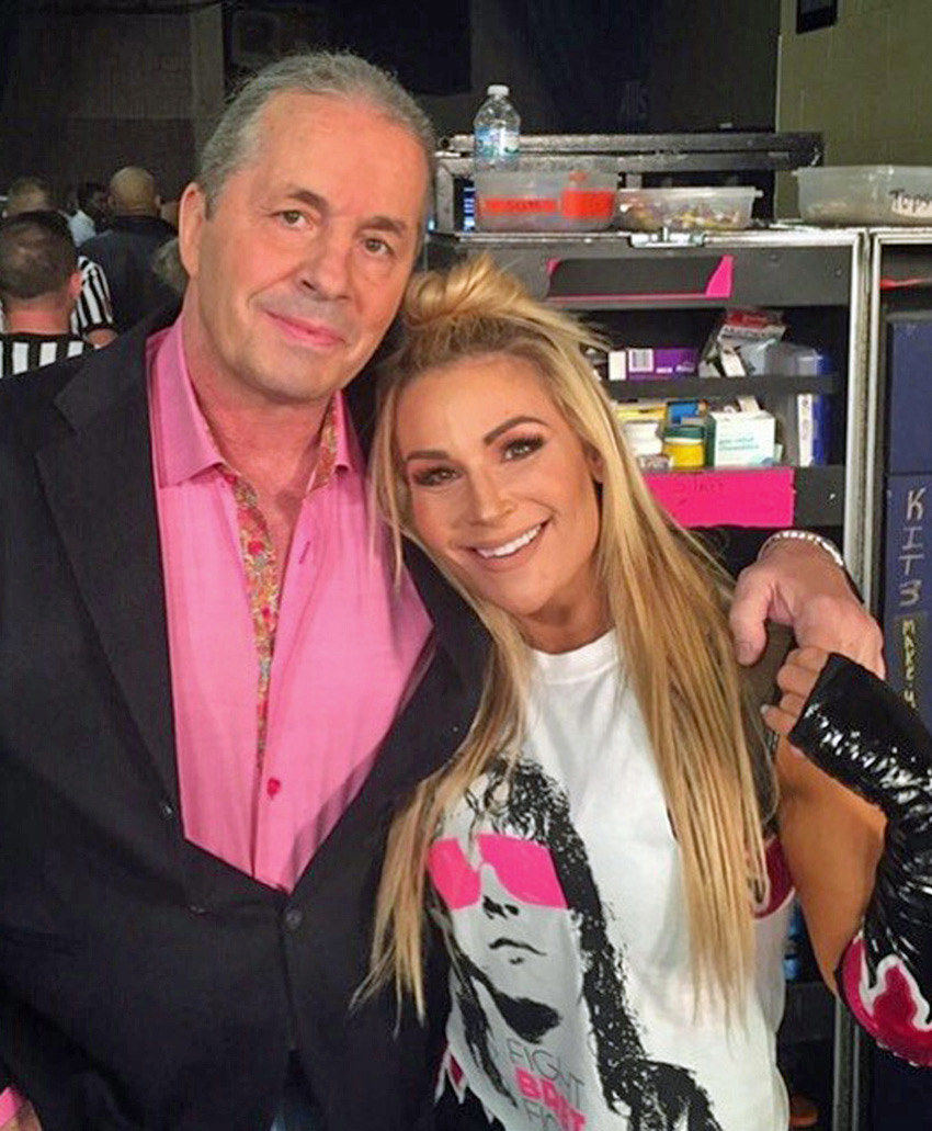 Natalya and her uncle Bret from the famous Hart family NATTIE NEIDHART - photo 3