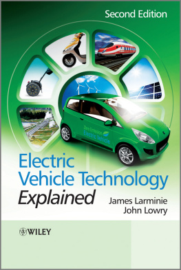 Larminie James - Electric vehicle technology explained