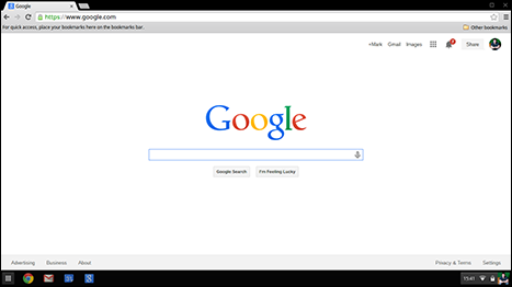 Figure 1-1 The Google Chrome web browser With the exception of the Chromebook - photo 7