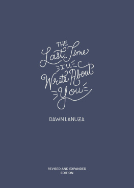 Lanuza - The Last Time Ill Write About You