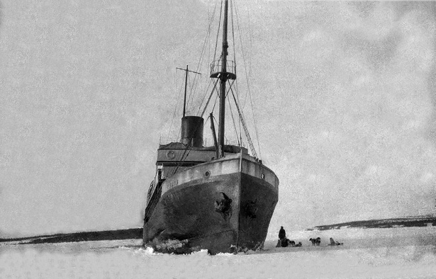 SS Sagona unloading onto the ice The interior of the old Globe - photo 3