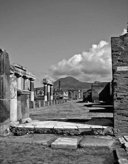 View through the forum at Pompeii looking north toward Vesuvius A few years - photo 2