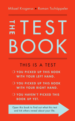 Krogerus Mikael - The Test Book